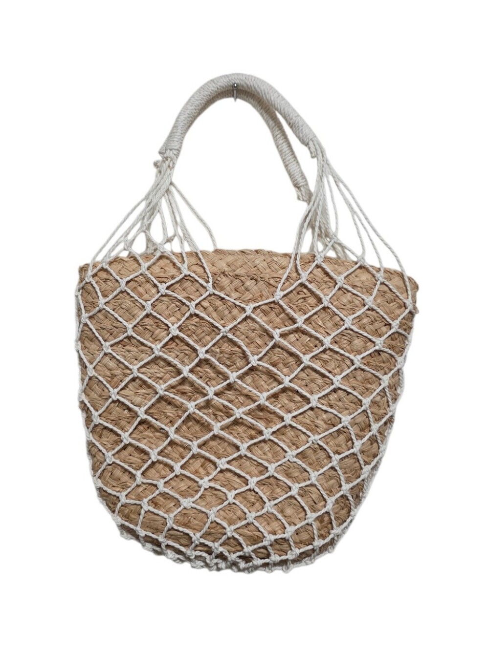 J. Crew Sedona Straw Basket Bag in Ivory OS NWT